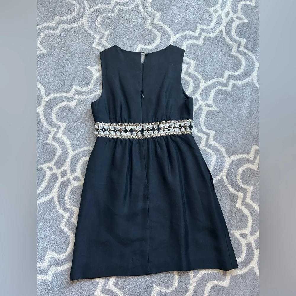 Tibi Size 2 Black Silk Mini Dress - Picture 6 of 7